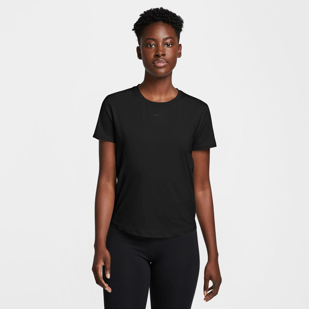Nike One Classic Dri-Fit Camiseta De Manga Corta Mujeres-Negro