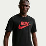 Run Swoosh Camiseta de running Hombres - negro, rojo