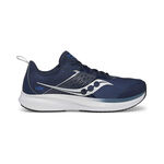 Zapatillas para correr Saucony Saucony Ride KDZ Zapatilla Neutral Ni&ntilde;os-Azul Oscuro,Plateado