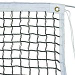Accesorios De Pista Tegra Tennisnetz Slice, schwarz