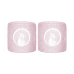 Ropa de tenis Quiet Please Quiet Please Short Cinta para sudor Pack de 2 Unisex - morado, blanco