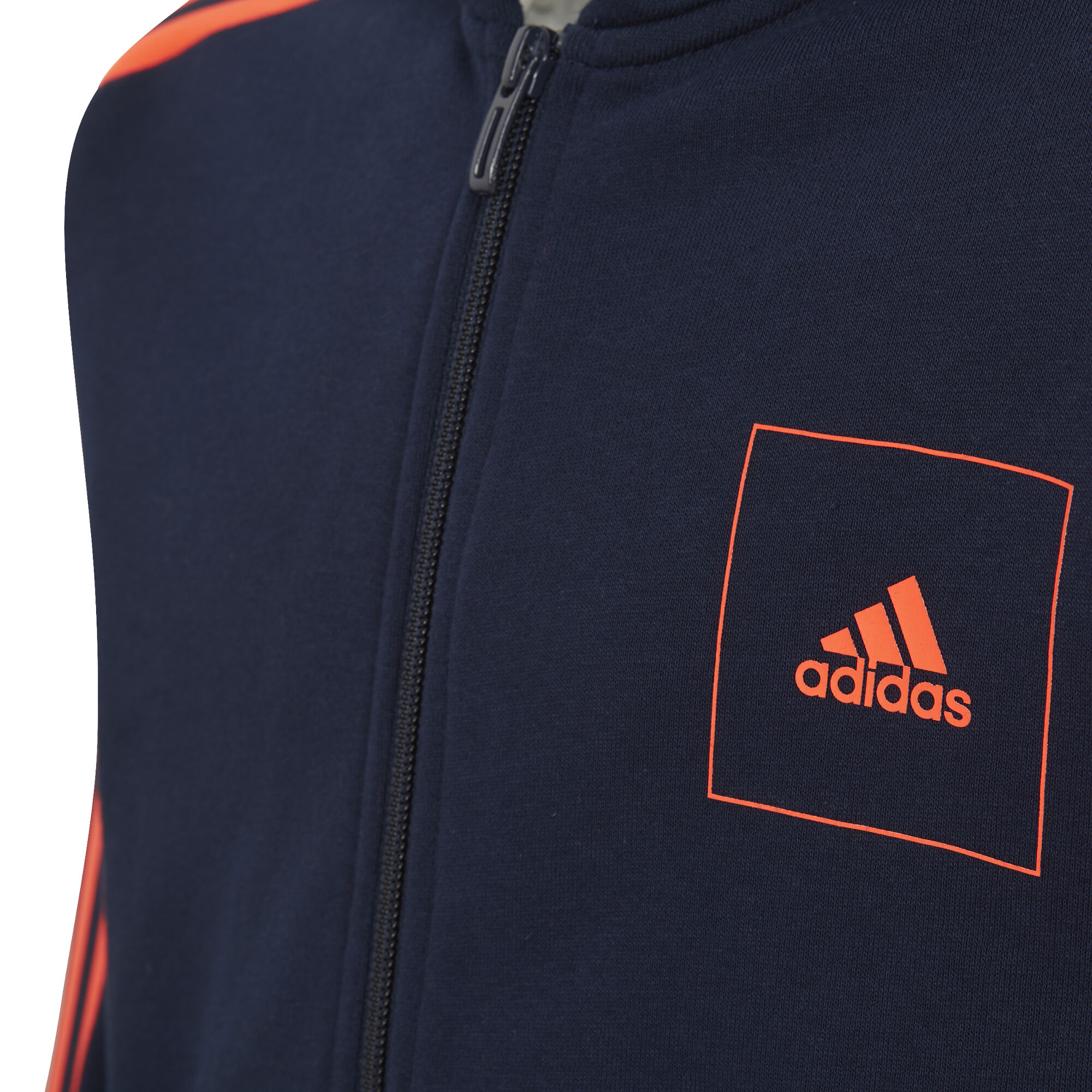 Sudadera adidas azul y naranja sale