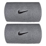 Ropa Nike Nike Swoosh Classic Doublewide Cinta para sudor Unisex - gris, negro