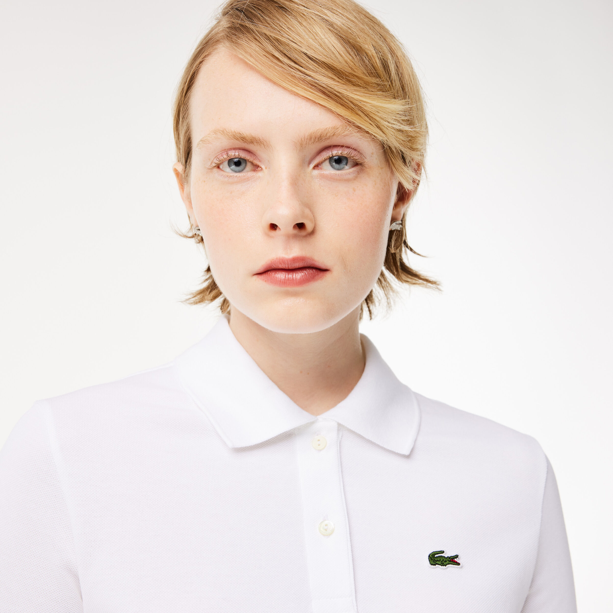 Buy Lacoste Polo Mujeres Blanco online Tennis Point ES