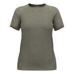 Ropa Odlo Odlo Essential Seamless Camiseta De Running Mujeres-Caqui
