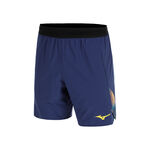 Ropa Mizuno Mizuno Frontier 8in Amplify Shorts Hombres-Azul