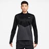 Pacer Winterized Half-Zip Camiseta de running Hombres - antracita, negro