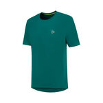 Ropa de tenis Dunlop Dunlop Club Crew Camiseta de manga corta Chicos-verde oscuro