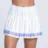 Breezy Love Smocked 14in Falda Mujeres-Blanco,Multicolor