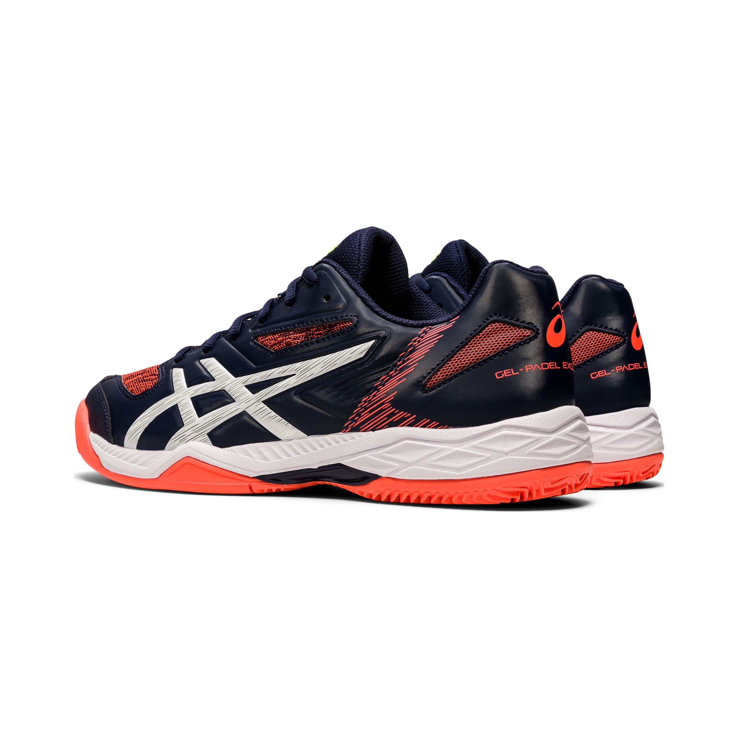 Buy ASICS Gel Padel Exclusive 5 SG Zapatilla De Padel Hombres Azul Oscuro Naranja online Tennis Point ES