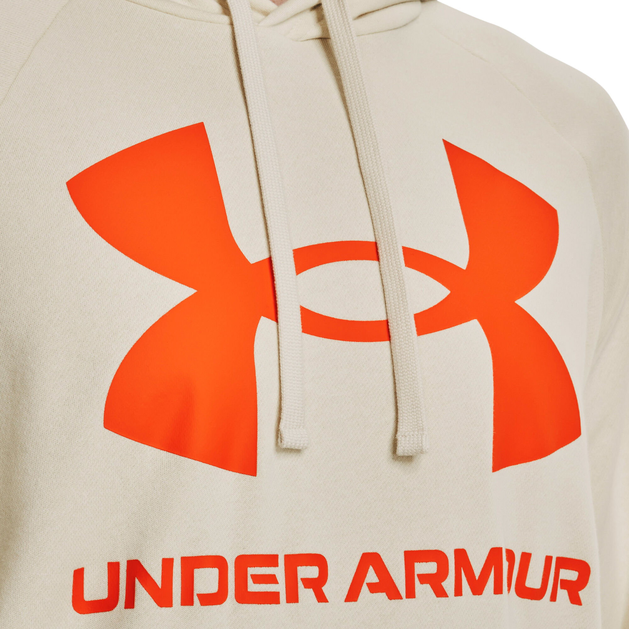 Sudadera Under Armour Fleece Rival Big Logo roja hombre