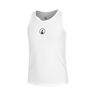 Racerback Camiseta De Tirantes Chicas-Blanco,Azul Oscuro