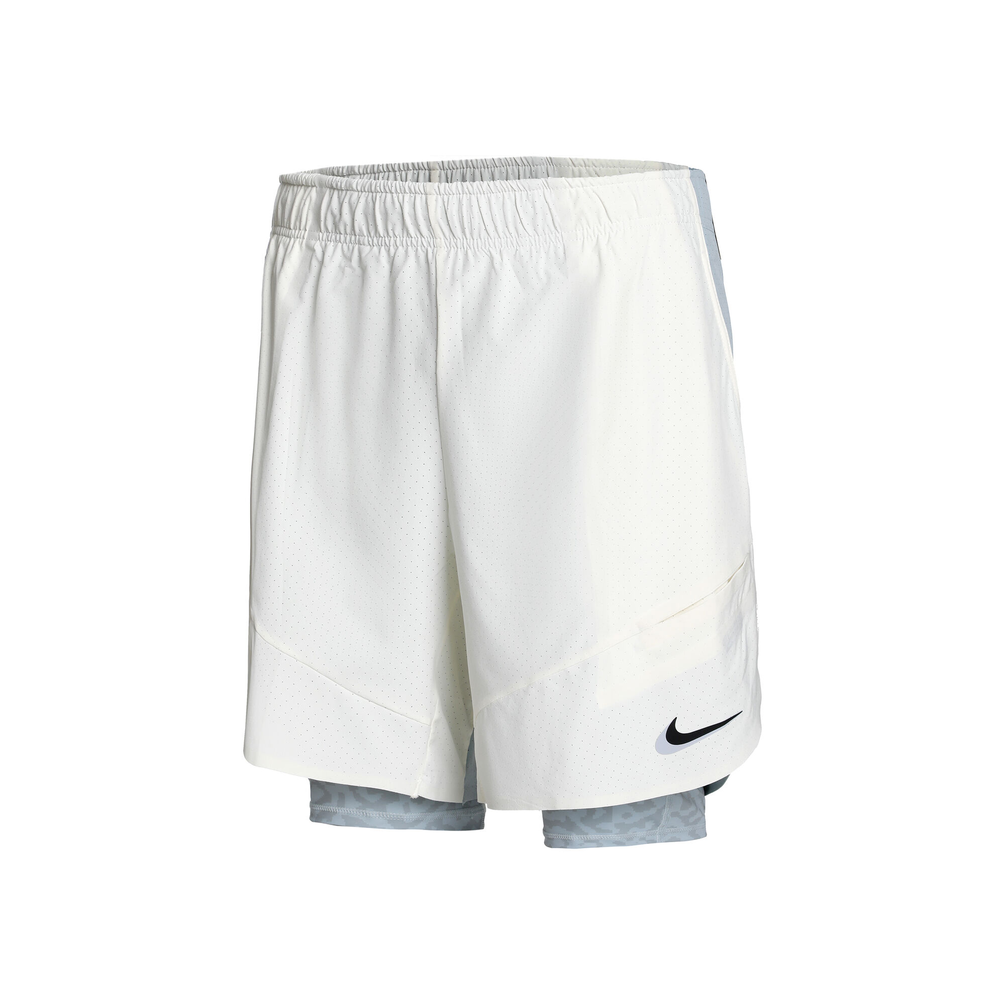 nivel Dar derechos Roux Nike Court Dri-Fit Slam 2in1 PS Shorts Hombres - Blanco, Azul Claro compra  online | Tennis-Point