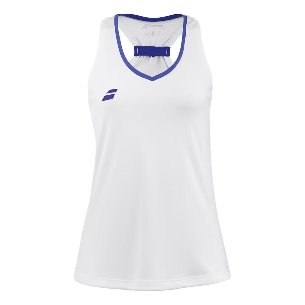 Babolat Play Camiseta De Tirantes Mujeres-Blanco
