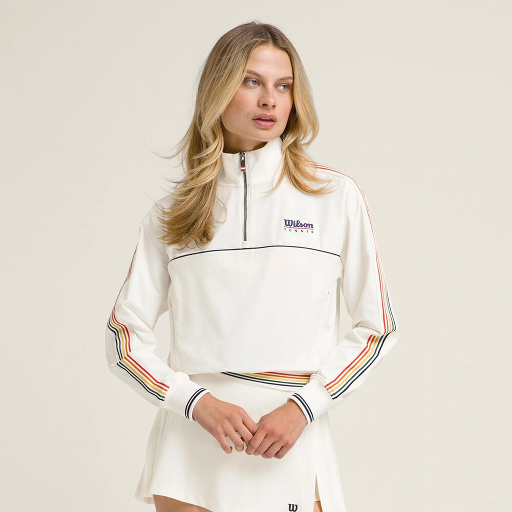 Wilson Davenport Woven Popover Sudadera Mujeres - crema,