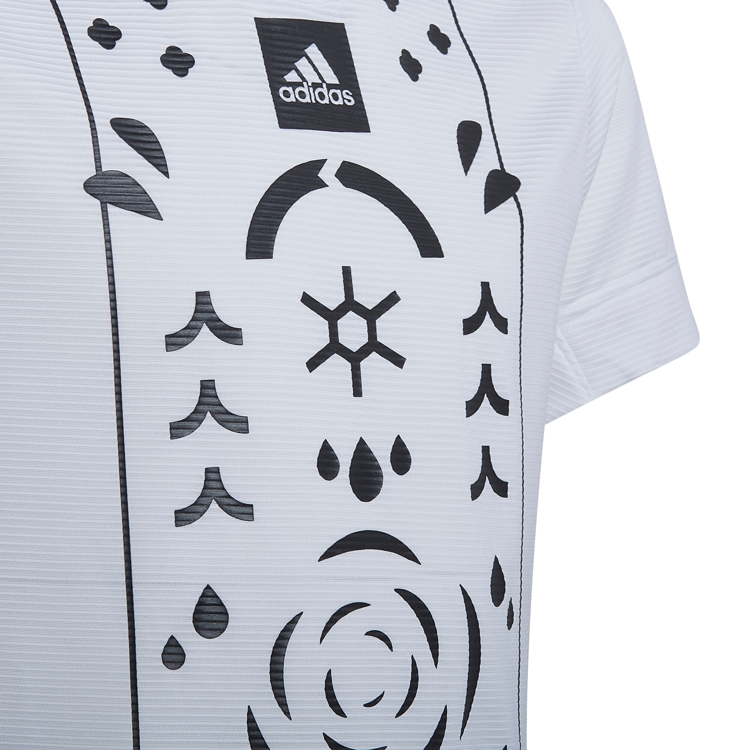 Buy adidas Q2 Camiseta De Manga Corta Chicos Blanco Negro online Tennis Point ES