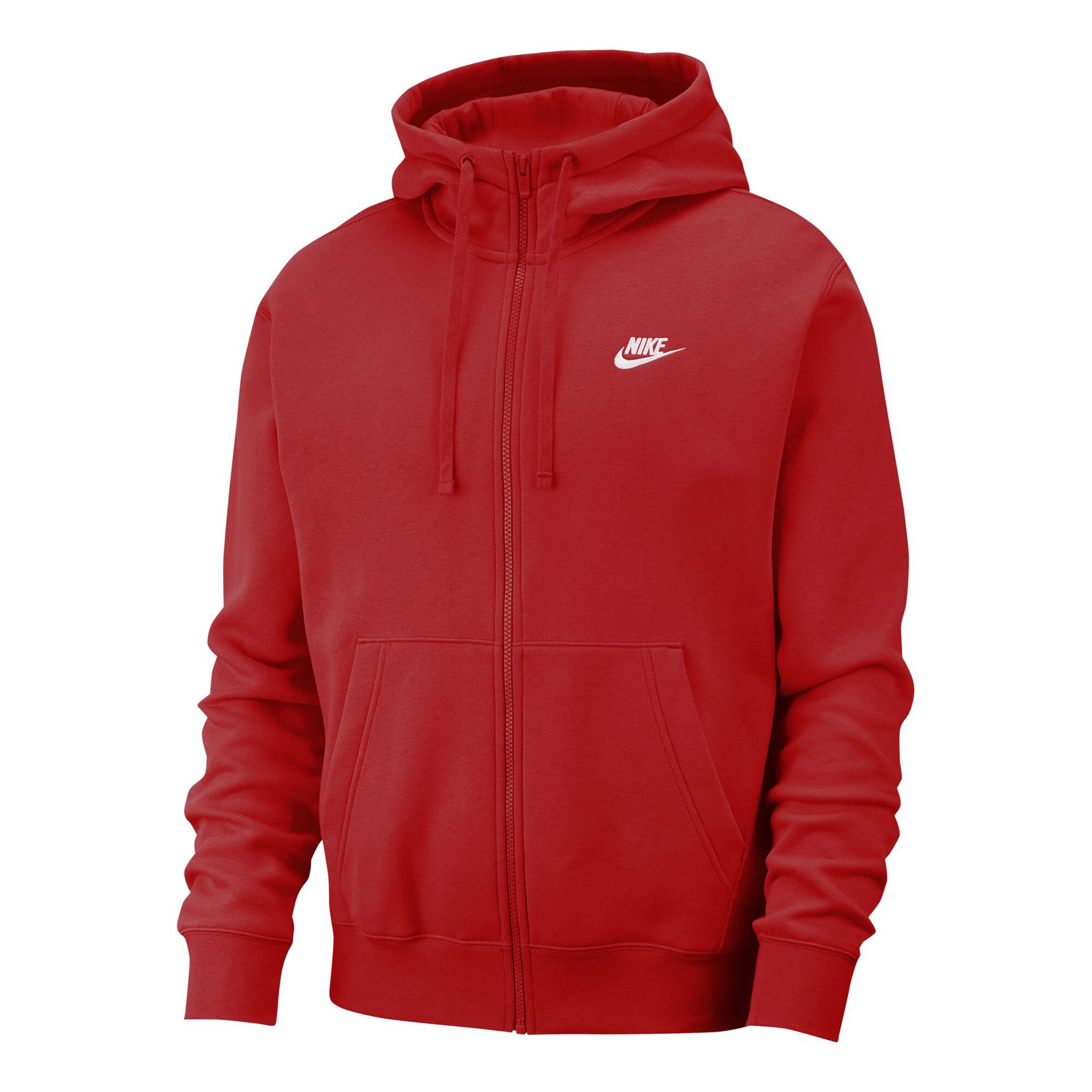 Momento huevo Lechuguilla Nike Sportswear Club Sudadera Con Cremallera Hombres - Rojo, Blanco compra  online | Tennis-Point