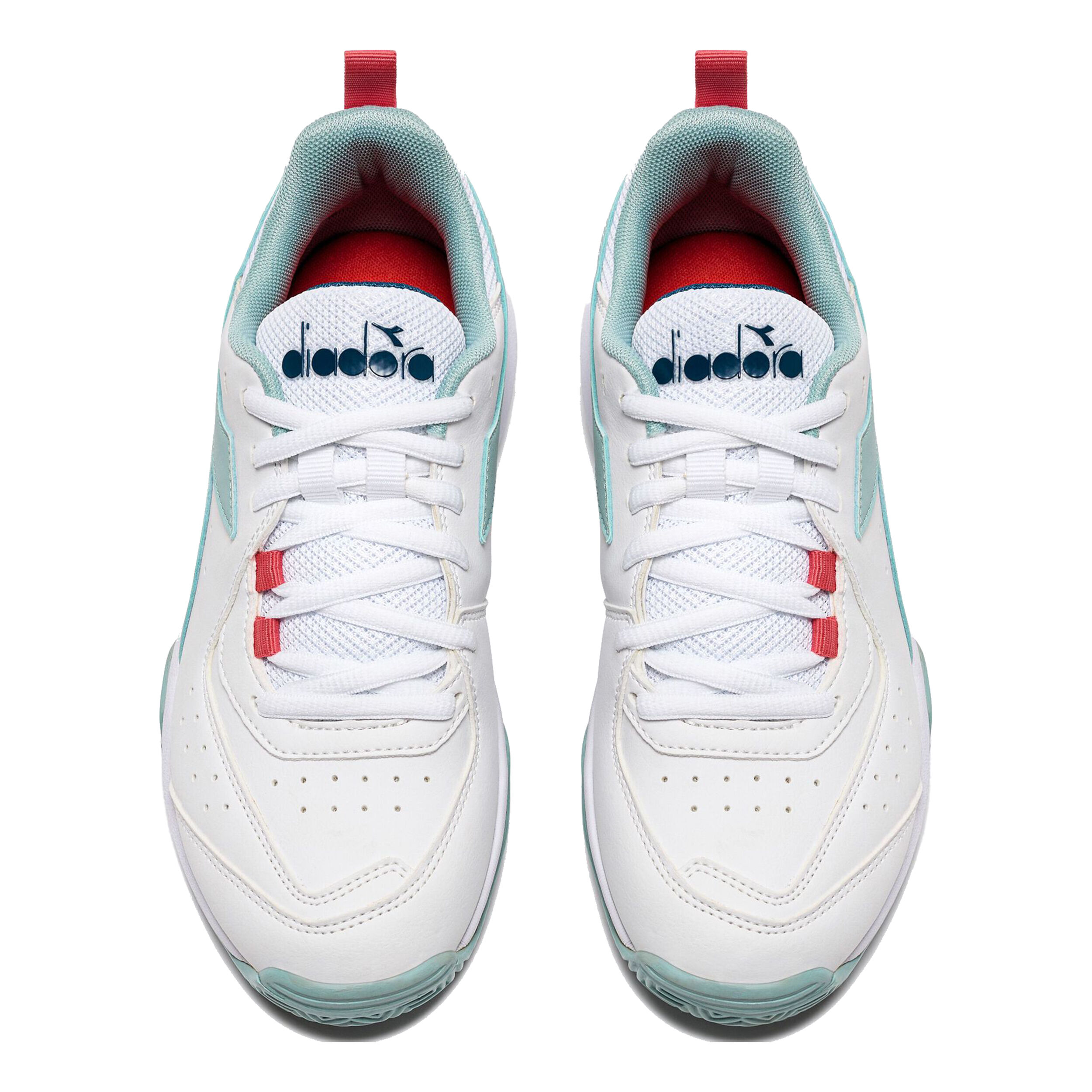 Buy Diadora S. Challenge 5 Zapatilla Tierra Batida Mujeres Blanco Mint online Tennis Point ES