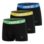Ropa Nike Nike Dri-Fit Essential Micro Trunk Calzoncillos tipo b&oacute;xer - Pack de 3 Hombres-negro, verde