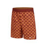 Court Dri-FIT Victory High Rise 9in All Over Print Shorts Hombres-Naranja,Marr&oacute;n