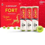 Pelotas de tenis Dunlop Dunlop Fort Tournament Christmas Special 3 botes de 4 pelotas