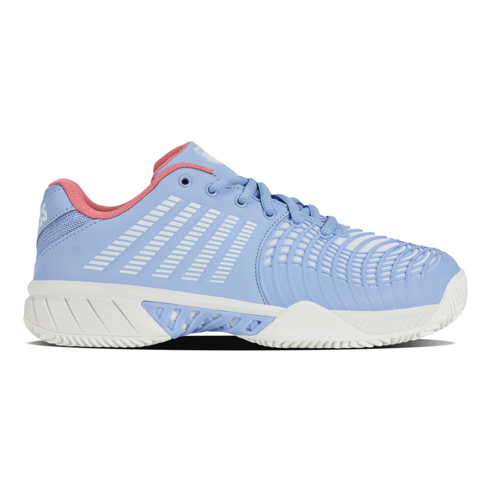 K-Swiss Express Light 3 CLAY Zapatilla Tierra Batida Mujeres-Azul Claro,Blanco