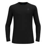 Ropa Odlo Odlo Merino 160Crew Camiseta De Manga Larga Hombres-Negro