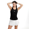 Crew Racerback Camiseta de tirantes Mujeres-negro