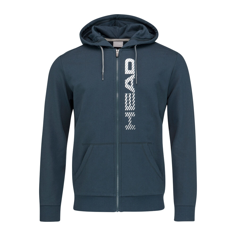 HEAD Fynn Sudadera con cremallera Hombres - azul oscuro, blanco