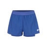 Teamline 2in1 Shorts Con Bolsillo Para Pelota Mujeres-Azul