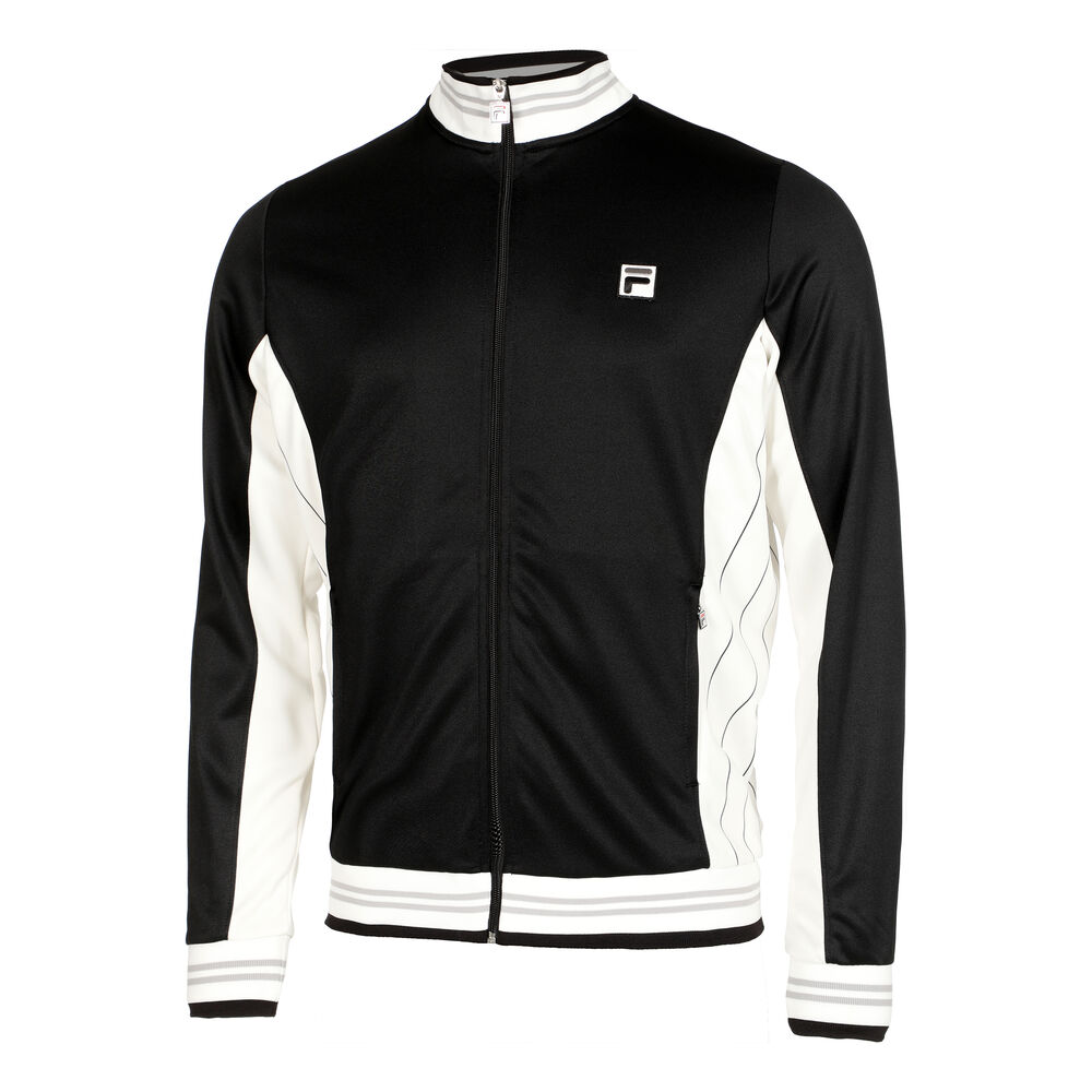 Fila Björn Chaqueta De Entrenamiento Hombres - Negro, Blanco