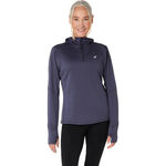 Ropa ASICS ASICS Road Winter Camiseta De Running Mujeres-Azul-gris
