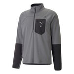 Ropa Puma Puma Seasons Raincell Half-Zip Top De Running Hombres-Gris,Negro