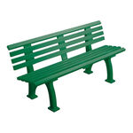 Accesorios de pista Tegra Tegra Banco De Tenis 1,5m Con Respaldo-Verde