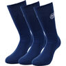 Matayo Crew Tech Calcetines de deporte Pack de 3 Hombres - azul oscuro, blanco