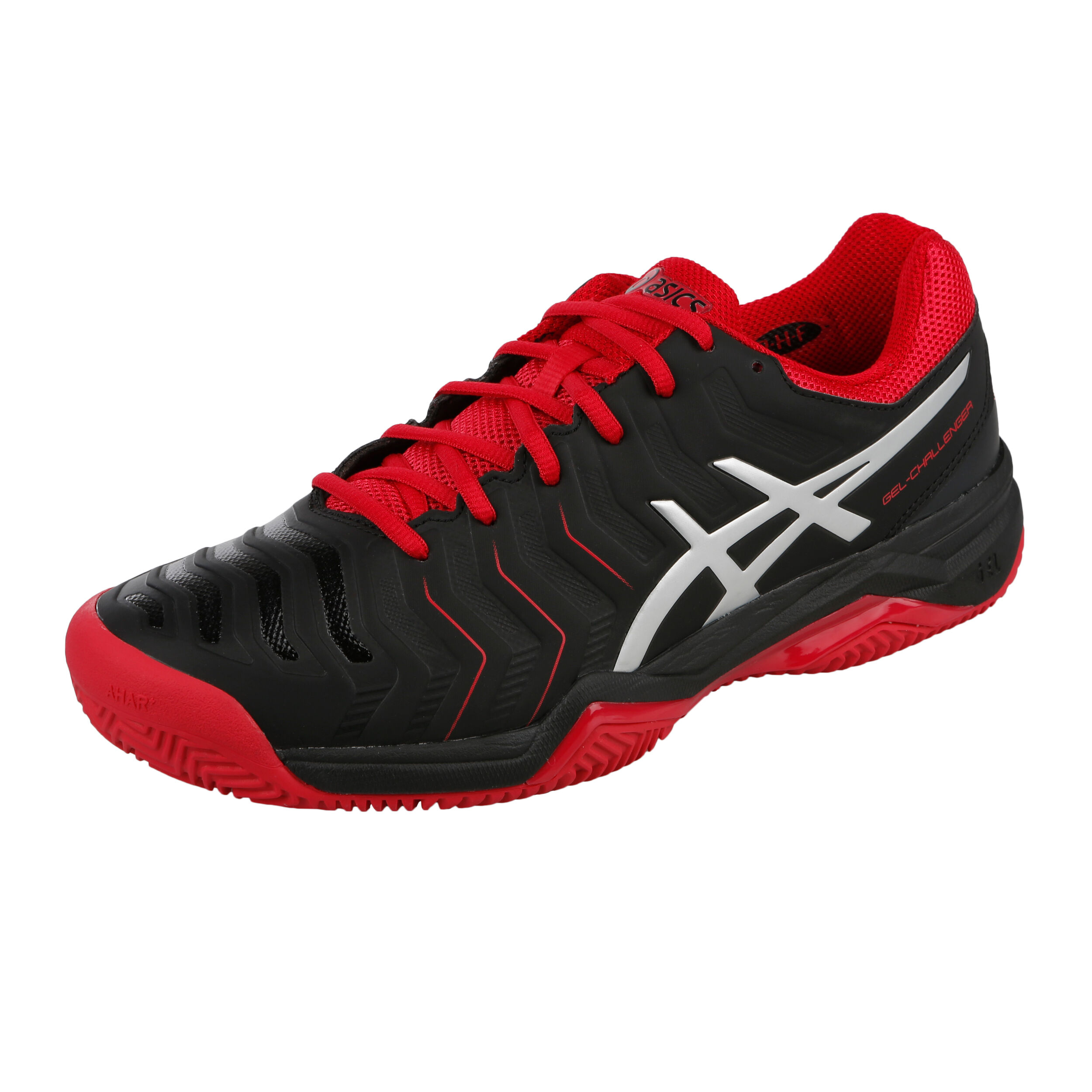 Buy ASICS Gel Challenger 11 Clay Zapatilla Tierra Batida Hombres Negro Rojo online Tennis Point ES