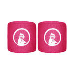 Ropa de tenis Quiet Please Quiet Please Short Cinta Para Sudor Pack De 2-Rosa