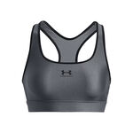 Ropa Under Armour Under Armour Heatgear Mid Padless Sujetador Deportivo Mujeres-Gris