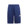Training Essentials 3 Stripes 8in Shorts Ni&ntilde;os-Azul Oscuro,Blanco