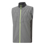 Ropa Puma Puma Cloudspun Warm Label Padded Vest Chalecos Para Correr Hombres-Gris,Negro