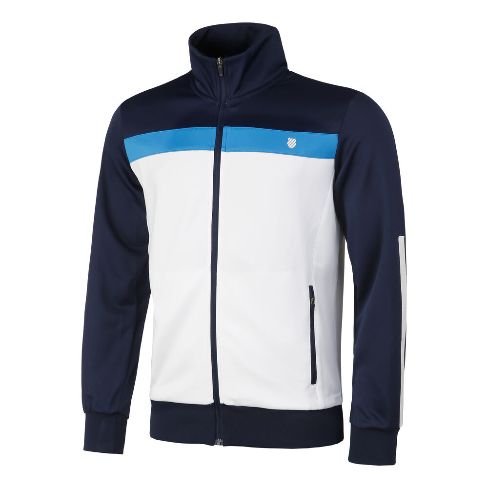 K-Swiss Core Team Chaqueta de entrenamiento Hombres - azul oscuro, blanco