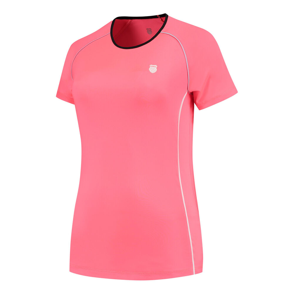 K-Swiss Hypercourt Crew Camiseta De Manga Corta Mujeres-Rosa