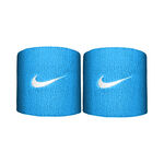 Ropa de tenis Nike Nike Tennis Premier Cinta para sudor Pack de 2 Unisex - azul, blanco