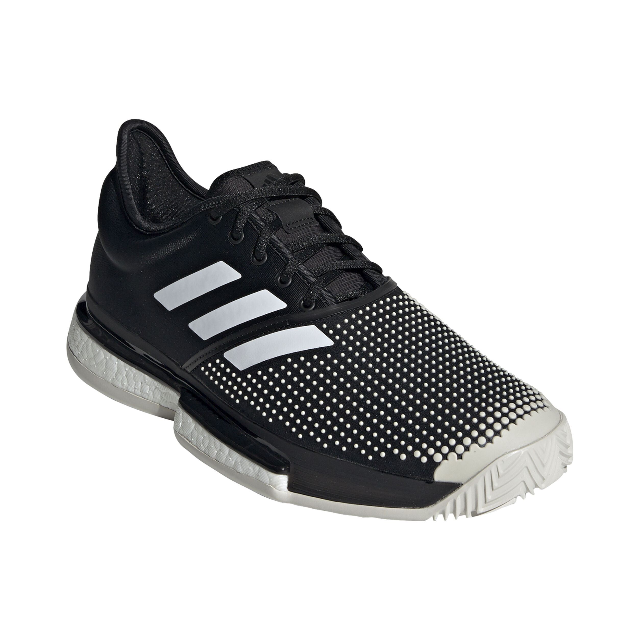 SoleCourt Boost Clay Zapatilla Tierra Batida Hombres Negro Blanco