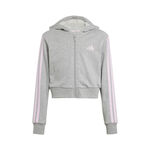 Ropa adidas adidas Essentials Crop Sudadera Con Cremallera Ni&ntilde;os-Gris
