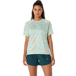 Ropa ASICS ASICS Road Lite-Show Camiseta De Running Mujeres-Mint,Multicolor
