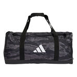 adidas adidas Linear Camo Bolsa Deporte-Gris Oscuro