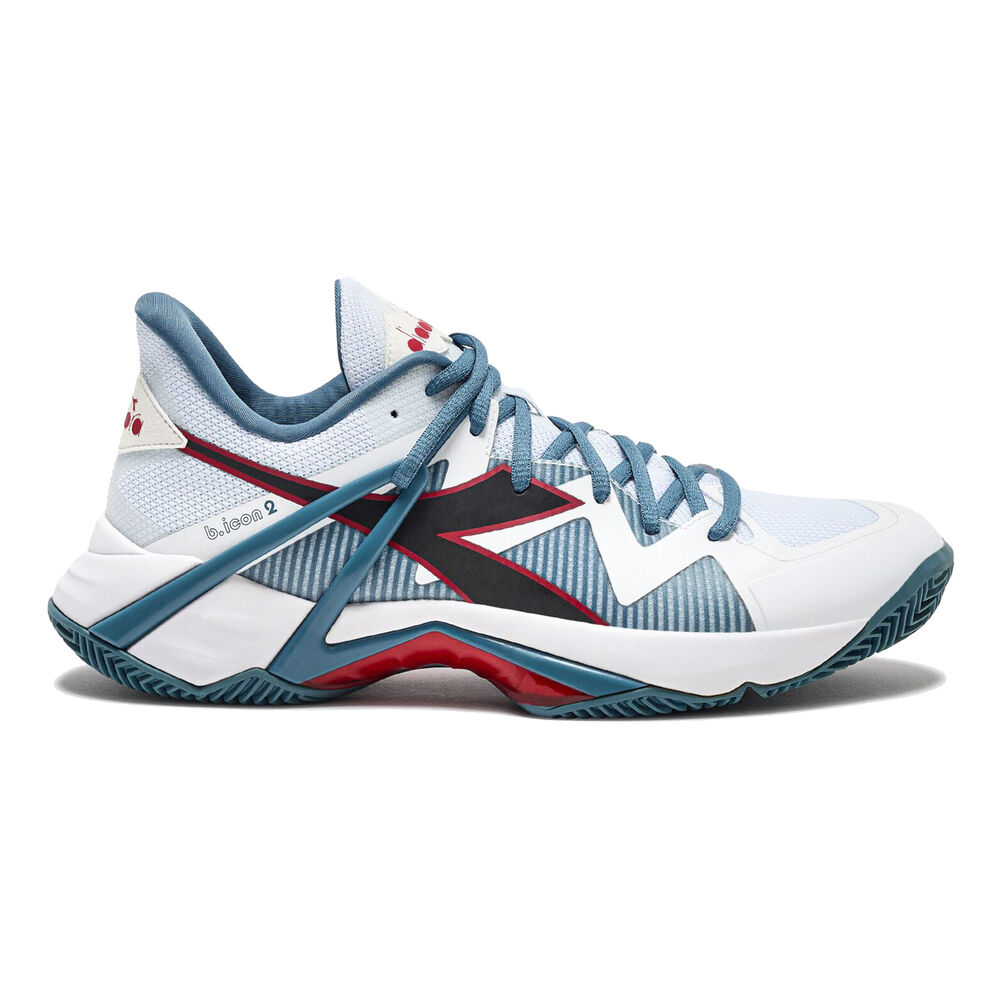 Diadora B.Icon 2 Zapatilla Tierra Batida Hombres - Blanco, Color Petróleo