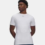 Ropa Under Armour Under Armour Elite Fitted Camiseta de manga corta Hombres-blanco