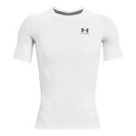 Ropa Under Armour Under Armour Heatgear Comp Camiseta De Manga Corta Hombres-Blanco,Negro